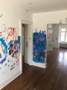 more walls painted by kids during painting party