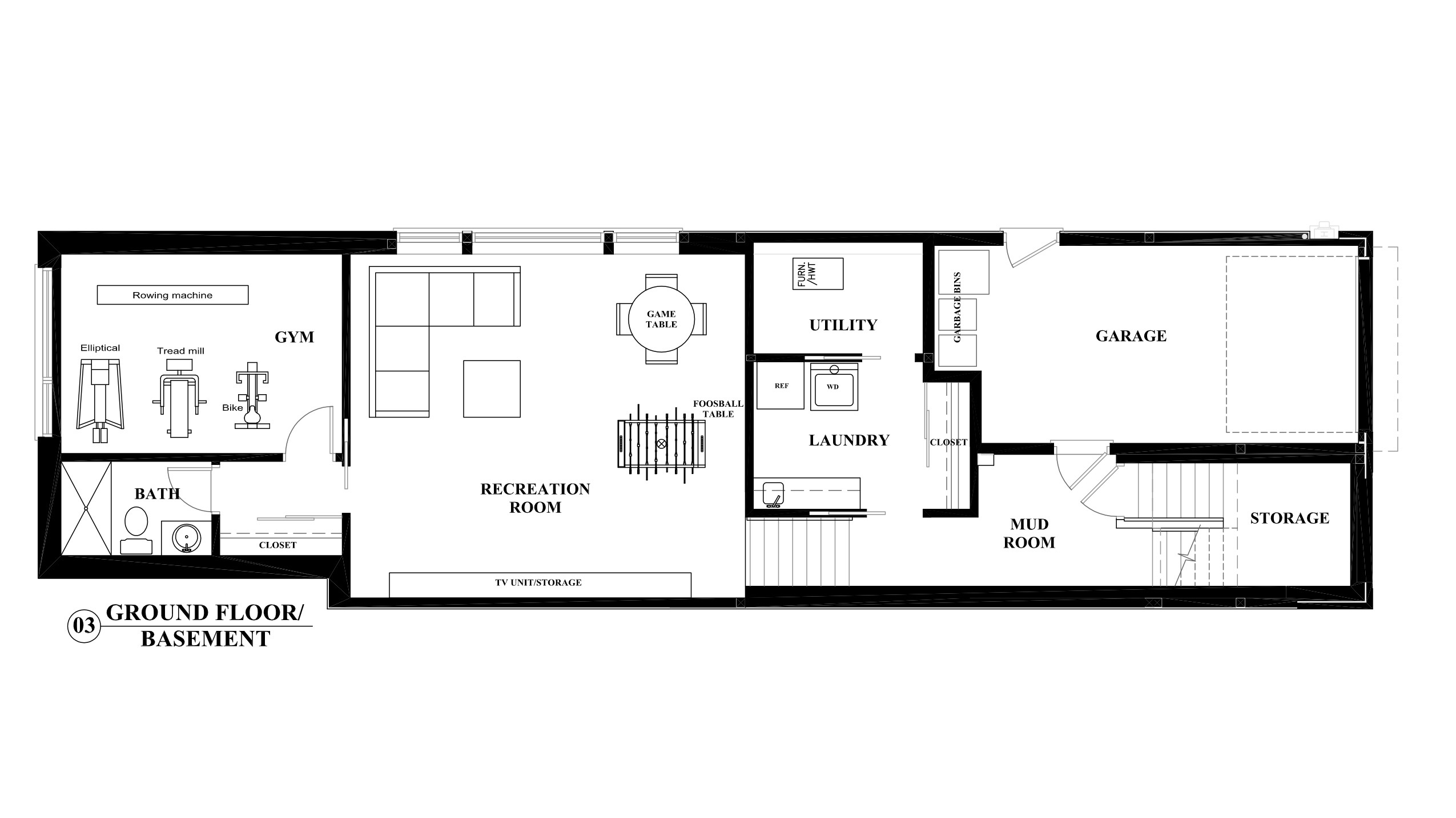 Basement Floor Plan An Interior Design Perspective on 