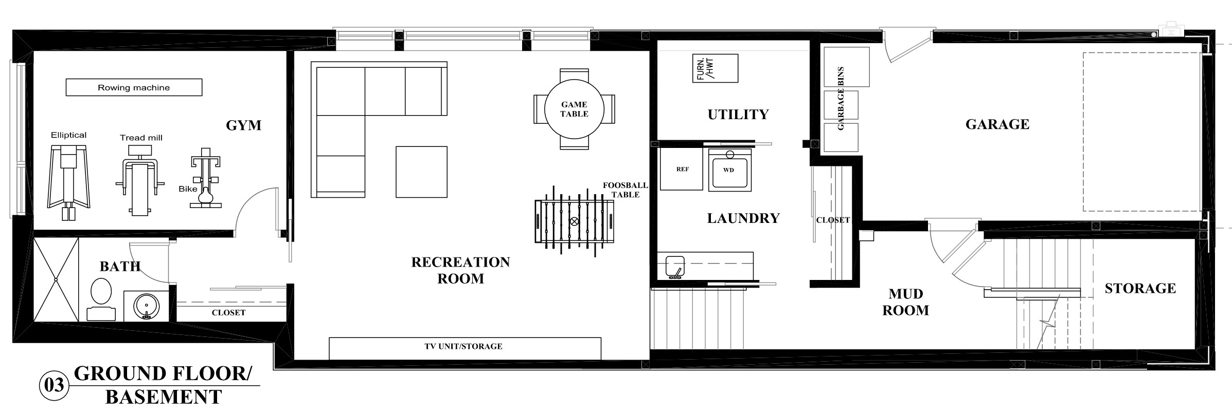 basement floor plan (normal)